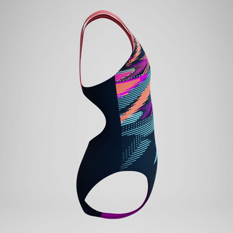 Bañador de piscina para niña SPEEDO DIGI PLACEMENT SPLASHBACK azul marino y varios
