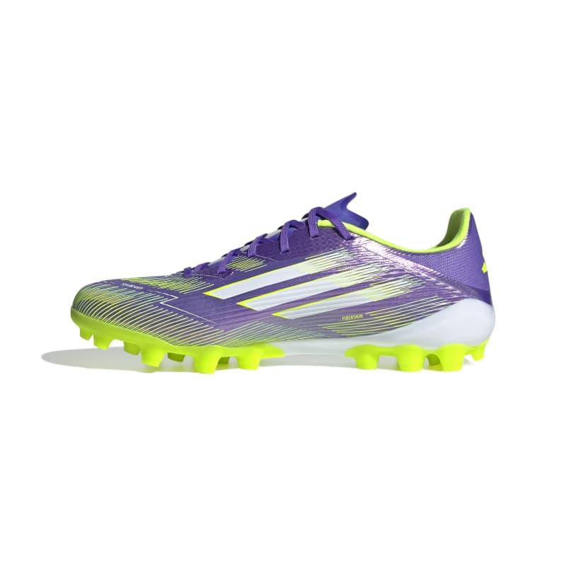 Botas de fútbol multitaco ADIDAS F50 LEAGUE 2G/3G AG morada