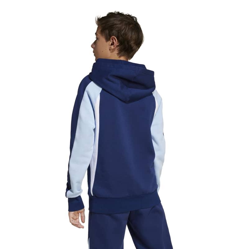 Sudadera con capucha para niño ADIDAS COLORBLOCK J azul marino
