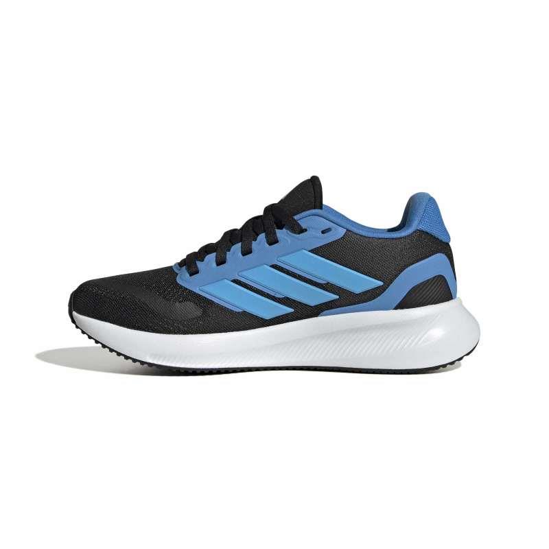 Zapatillas running niño ADIDAS RUNFALCON 5 negro y azul