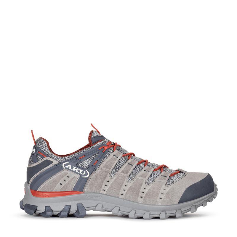 Bota baja trekking AKU ALTERRA LITE GTX gris y rojo