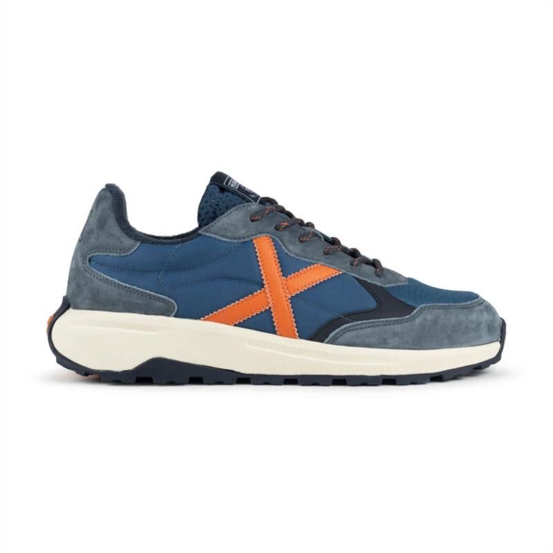 Zapatillas MUNICH BABEL azul y naranja 4599017